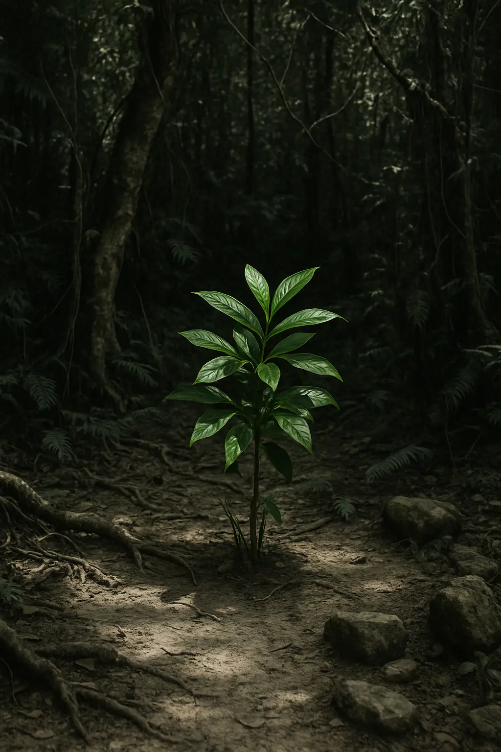 Quiet natural setting accompanying an evidence-aware discussion of ibogaine safety considerations