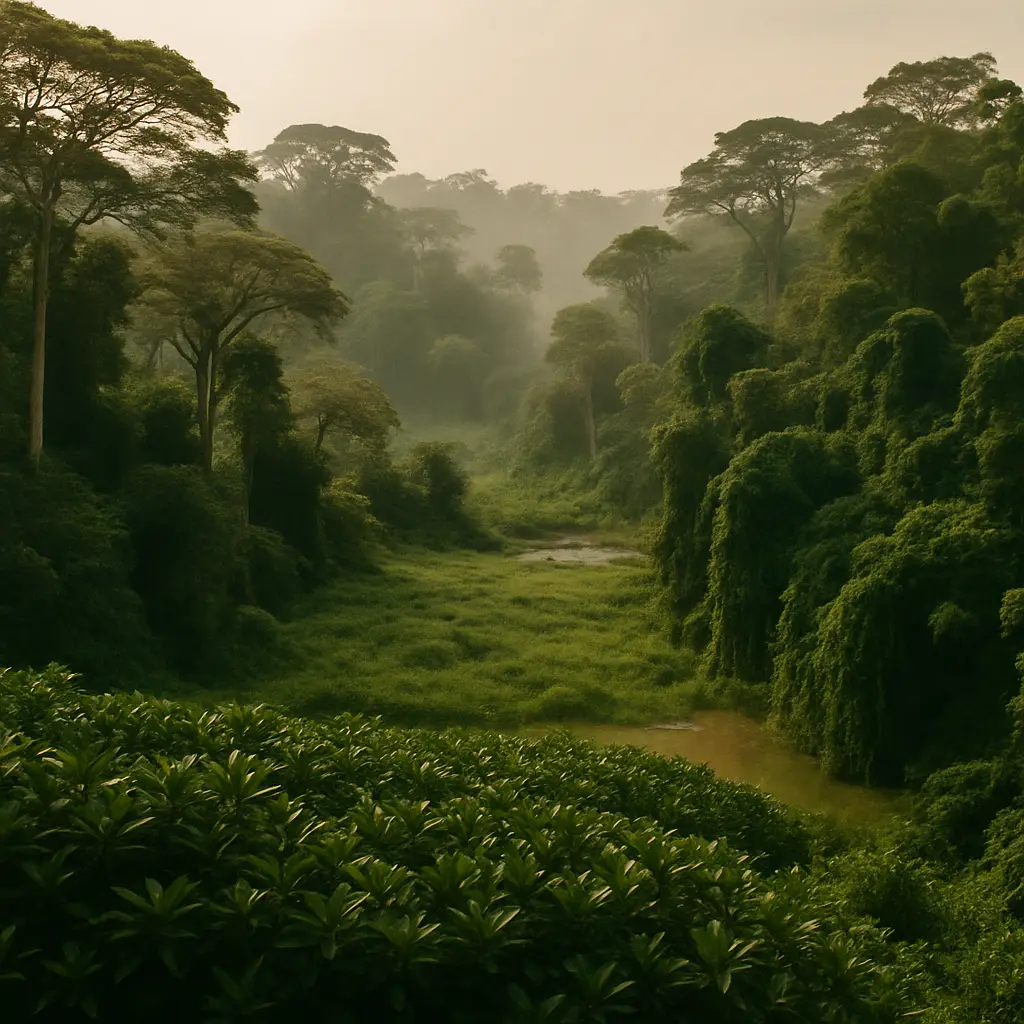Close botanical detail connected to iboga and ayahuasca traditions