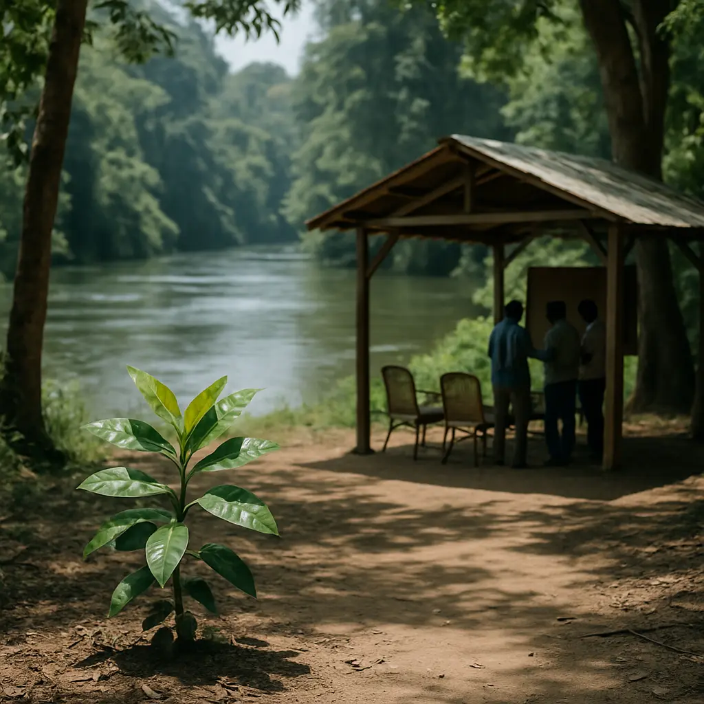Quiet natural environment reflecting reflection and aftercare planning