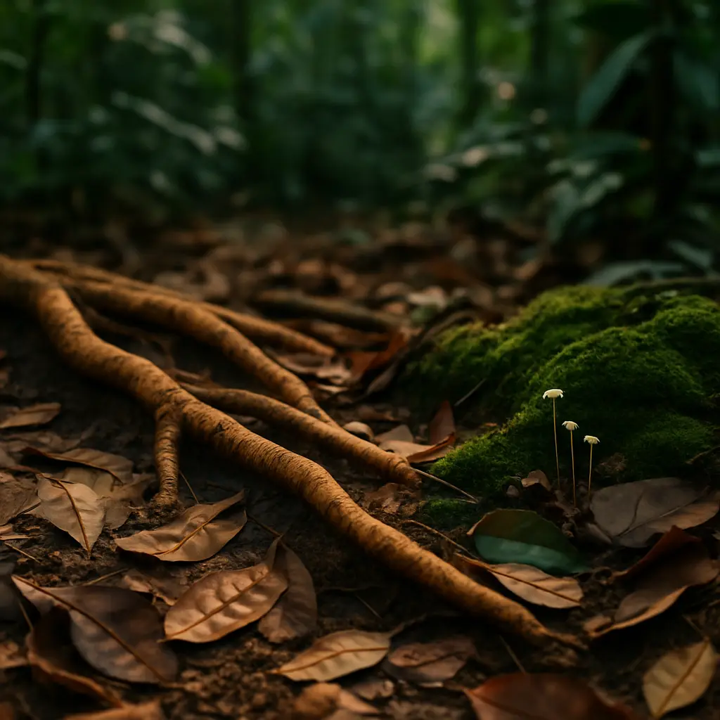 Close research-focused visual accompanying discussion of ibogaine signaling pathways