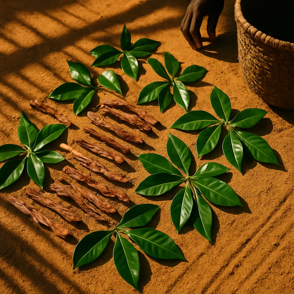 Reflective visual accompanying a careful discussion of ibogaine and changing self-boundaries