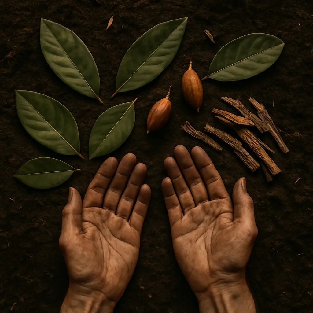 Hands held together in a quiet moment of reflection