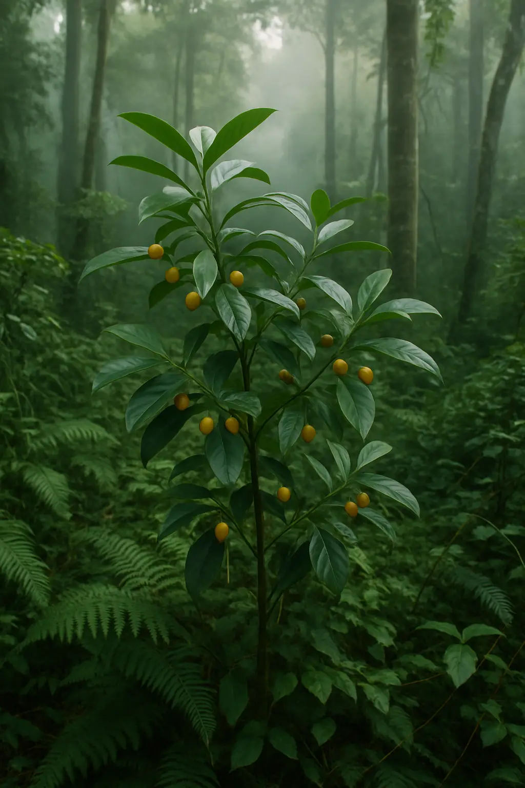 Natural close-up detail suggesting reflection during early post-ibogaine recovery