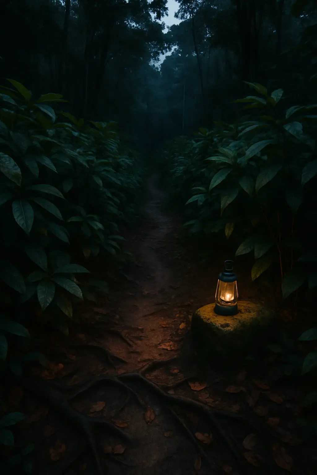 A quiet outdoor setting that suggests a calm, supported period of recovery after ibogaine exposure