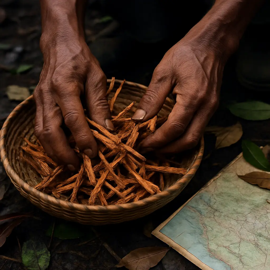 Natural plant detail connected to discussions of ibogaine and plant medicine