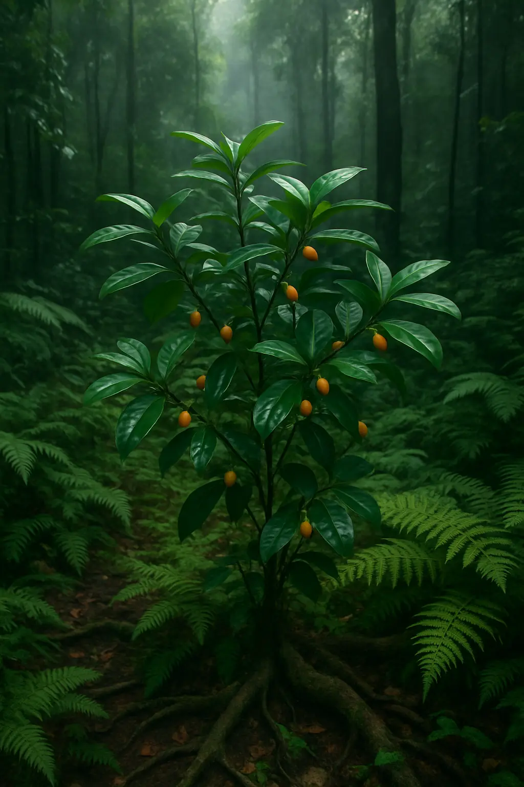 Close-up visual accompanying the section on ibogaine's U.S. legal status