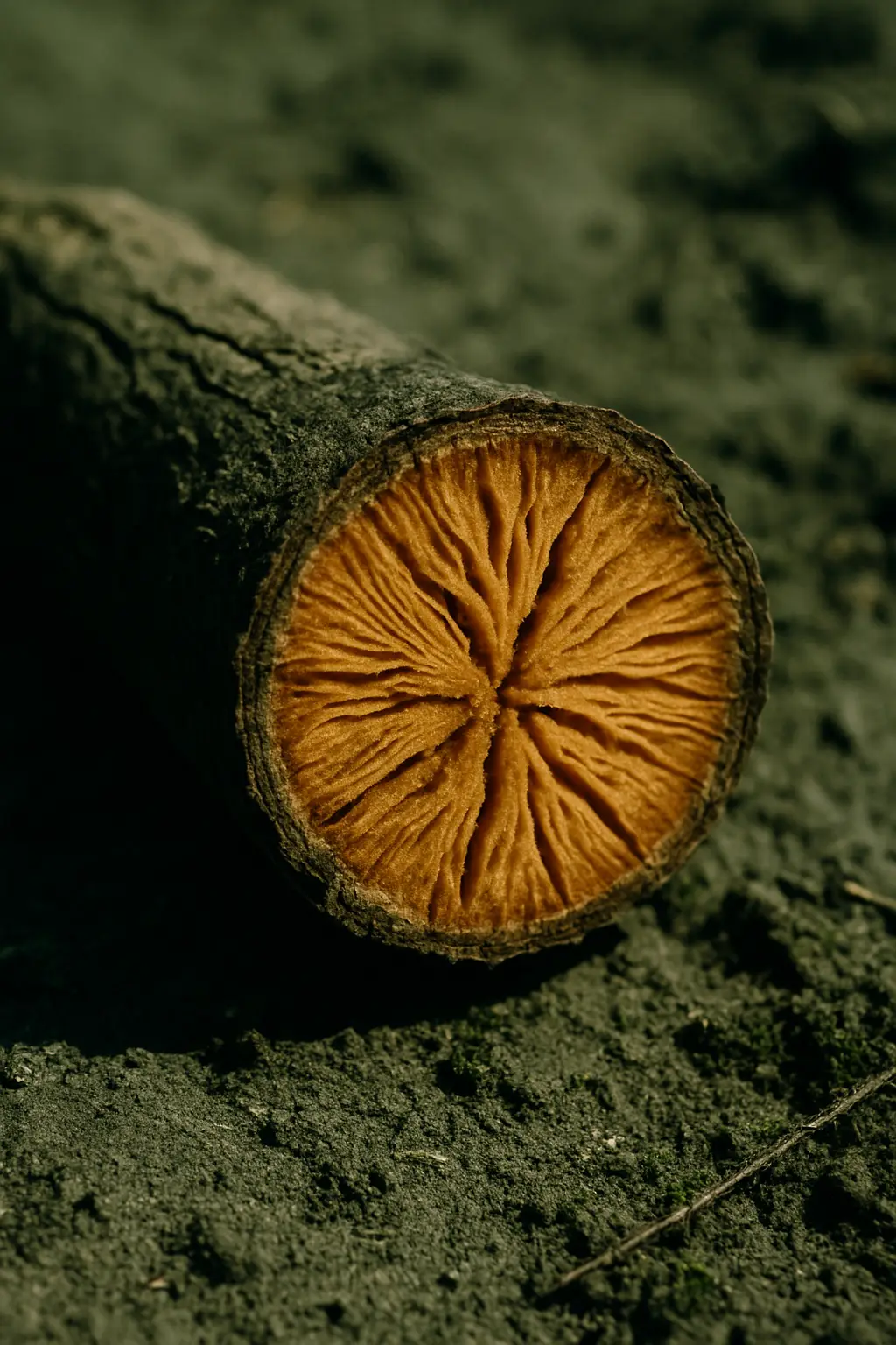 Close natural detail accompanying the cultural and experiential context of ayahuasca