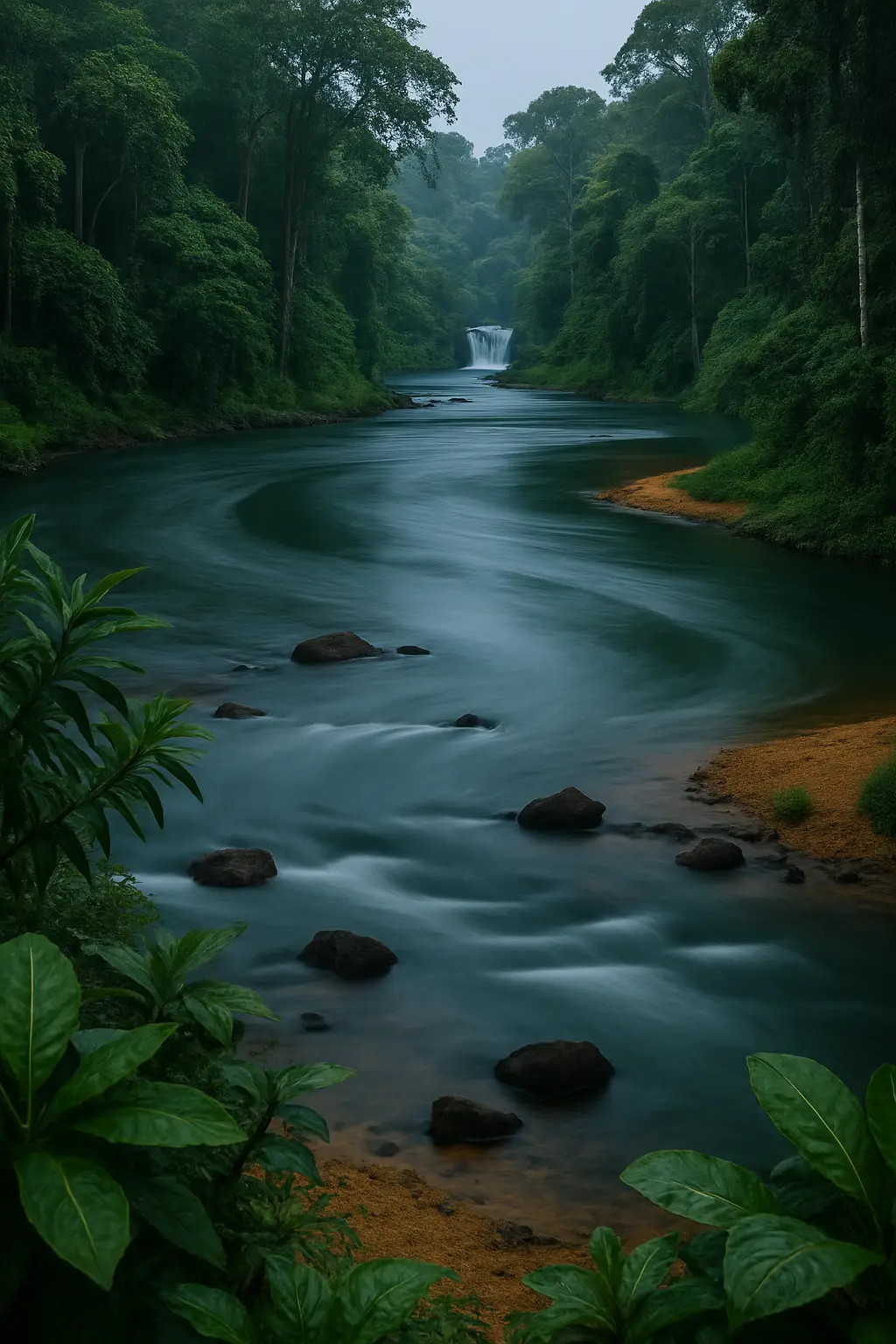 A calm landscape suggesting time, perspective, and careful consideration