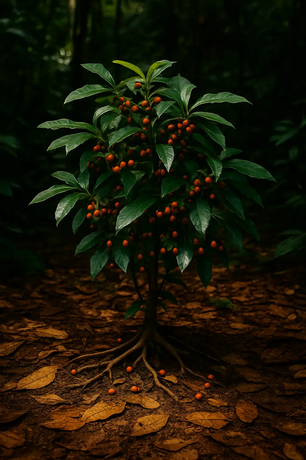 Symbolic still-life accompanying a careful review of ibogaine treatment evidence