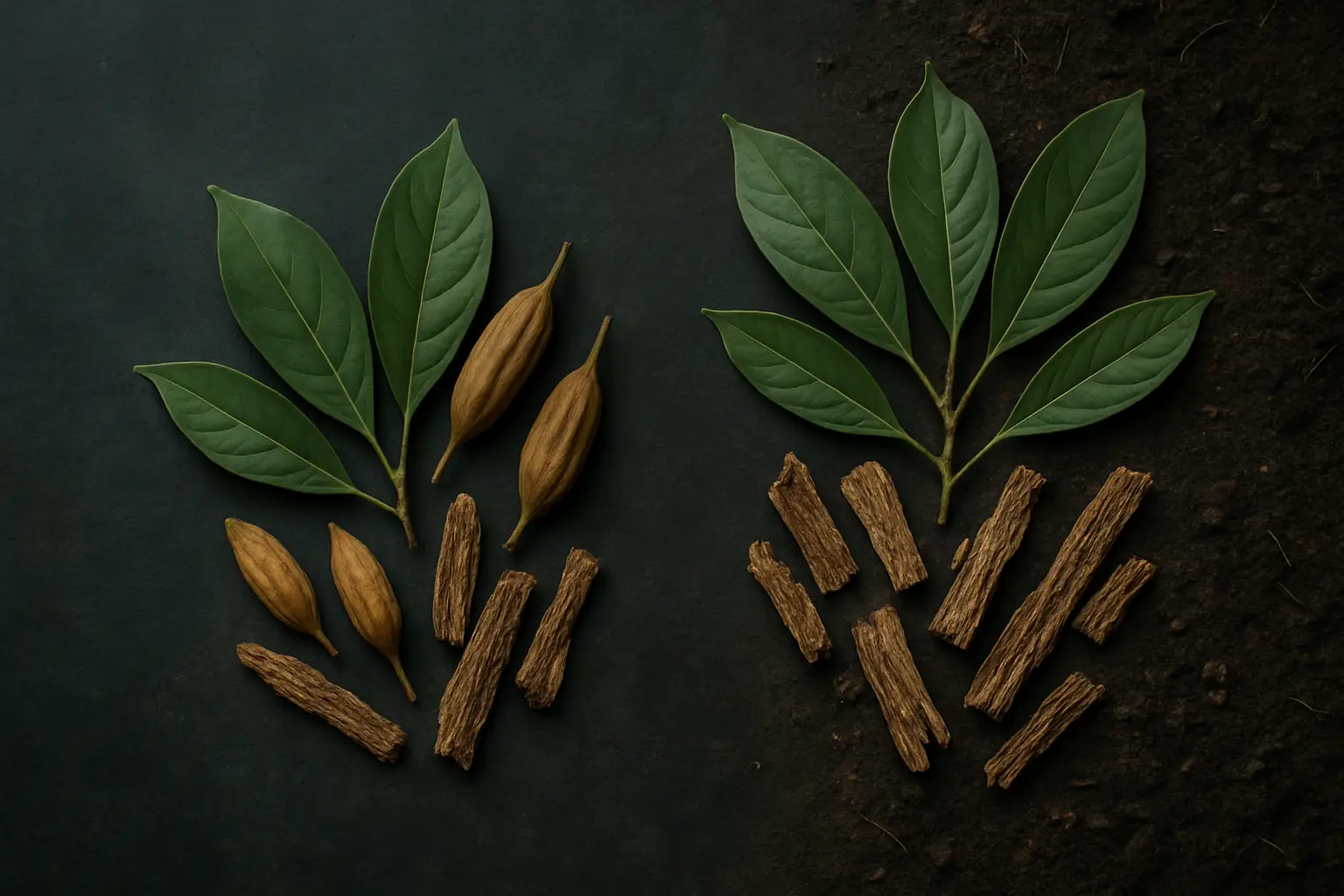 Abstract composition representing the need to separate legal, research, and safety questions about ibogaine
