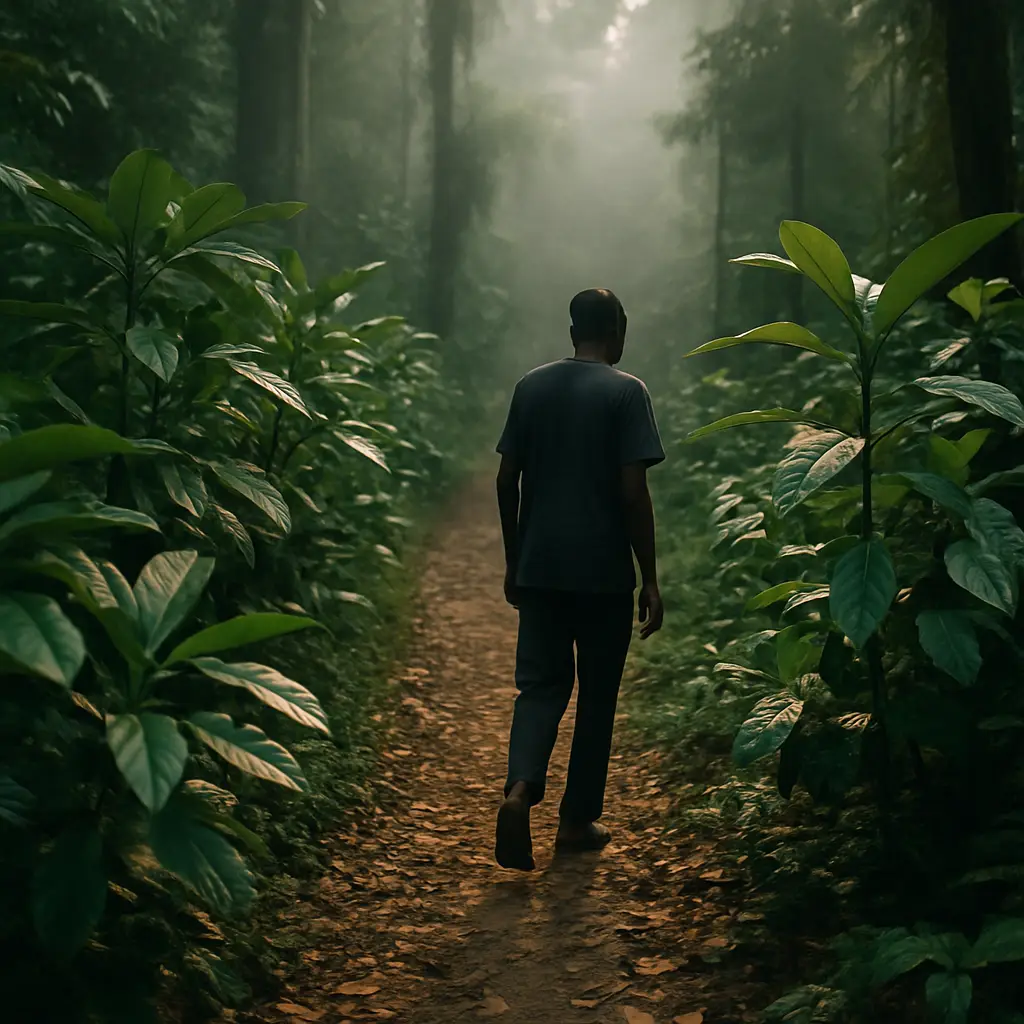 Quiet real-world setting accompanying discussion of long-term neurobiological uncertainty