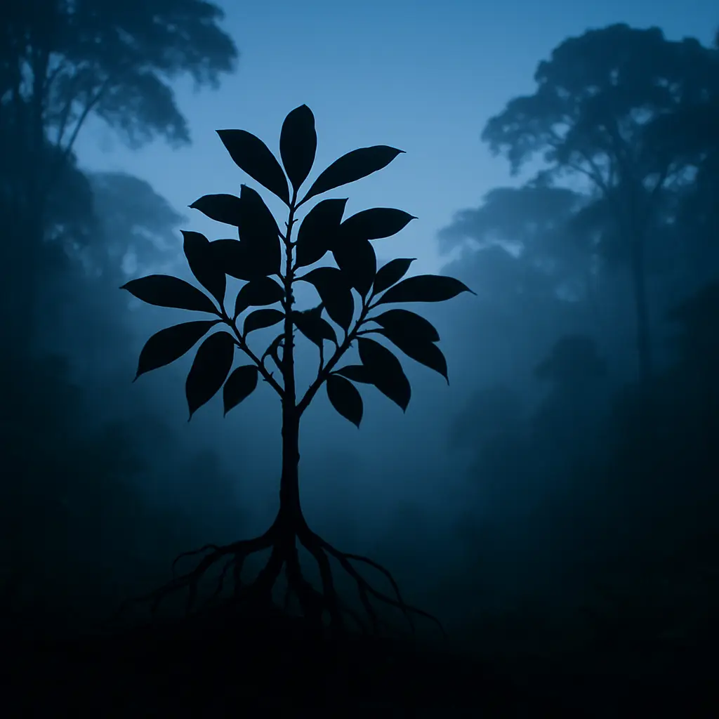 Symbolic still life accompanying an evidence-first overview of ibogaine research