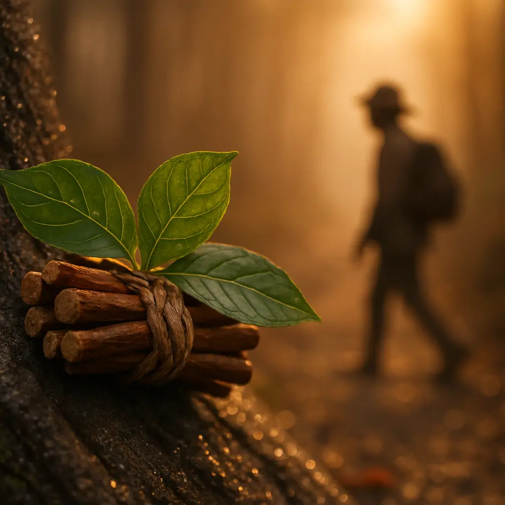 Symbolic still-life for considering the stages and safeguards around ibogaine treatment in Mexico