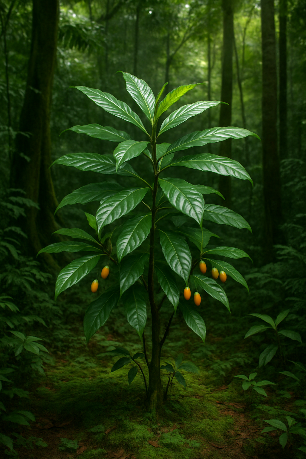 Close view of natural materials associated with reflection on plant medicine