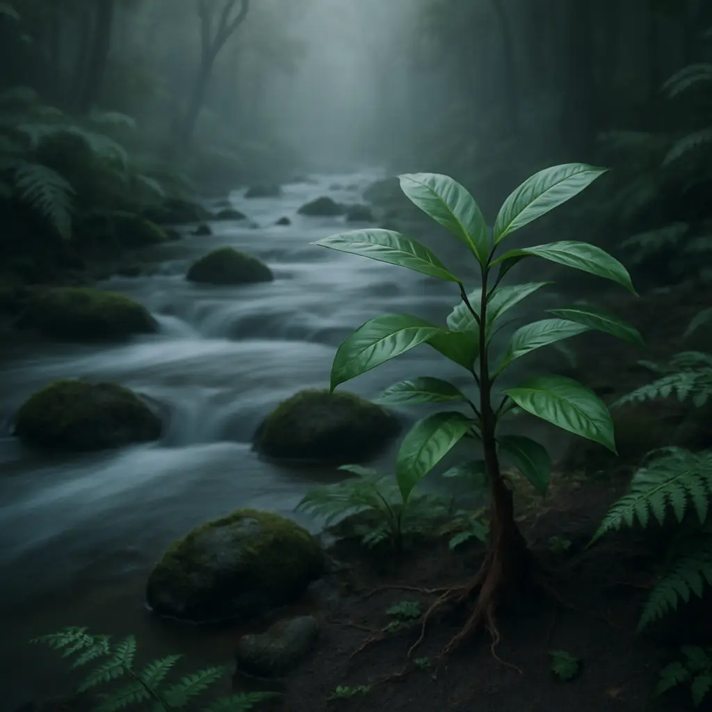 Symbolic still-life accompanying careful questions about ibogaine and multiple sclerosis