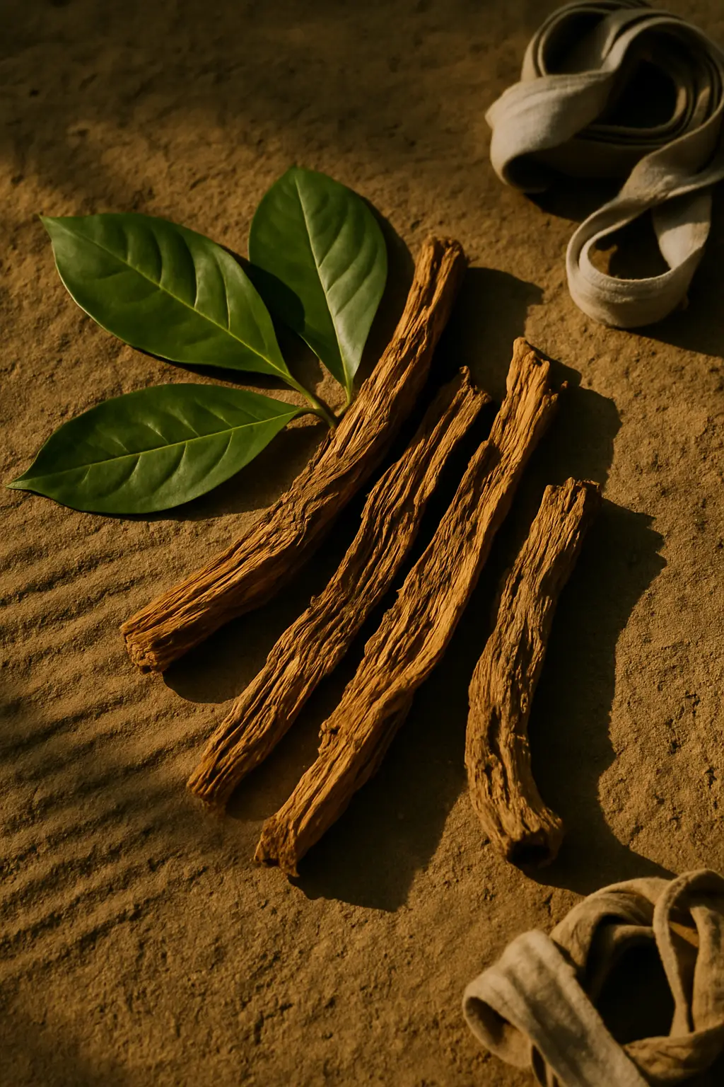 Close detail suggesting the contemplative and medically serious nature of ibogaine treatment