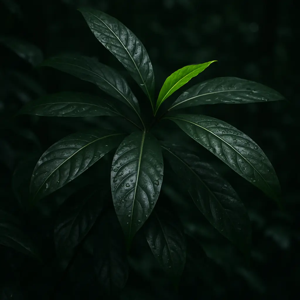 Layered botanical forms reflecting the careful stages of ibogaine policy review
