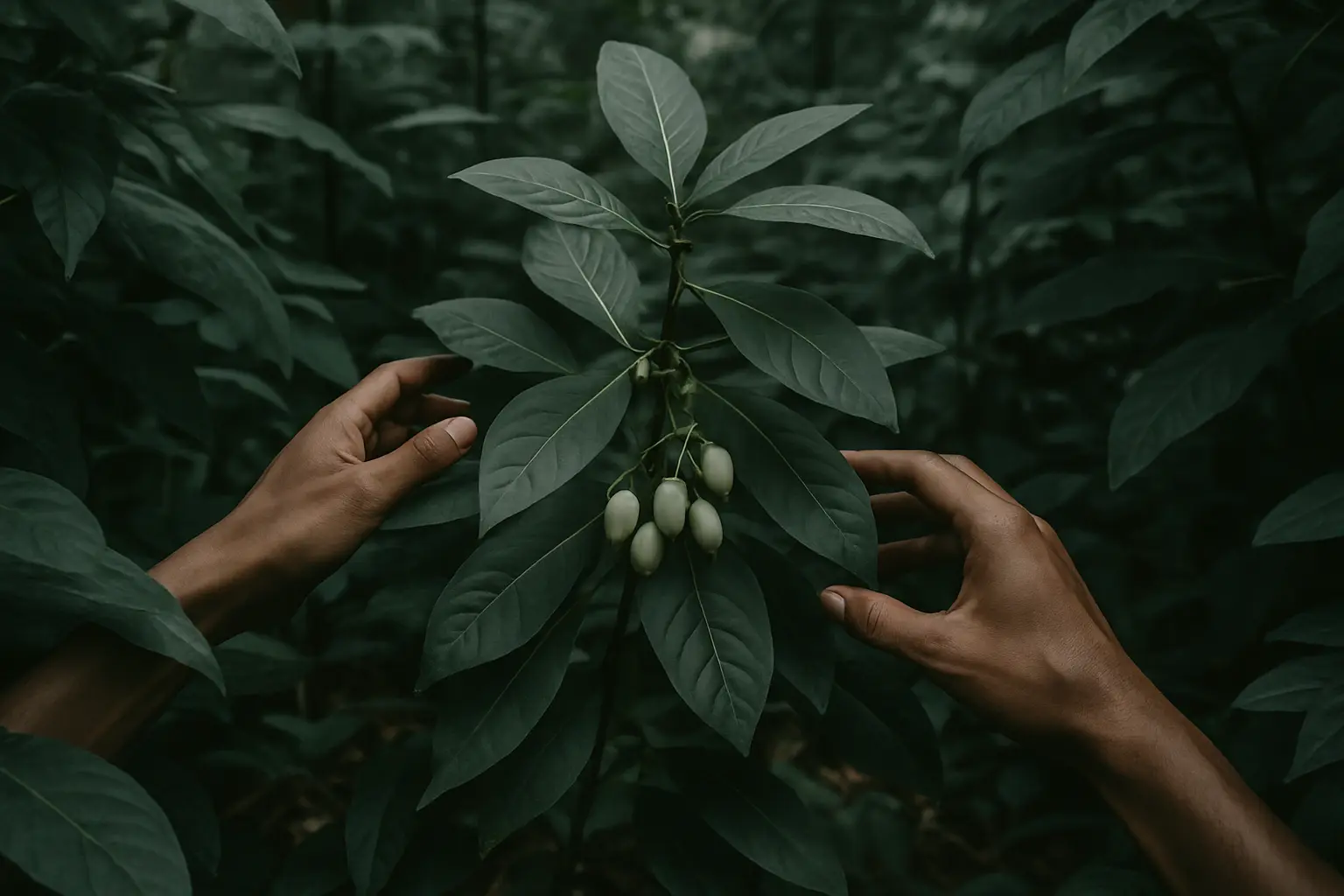 Hands held thoughtfully during a conversation about evidence and uncertainty