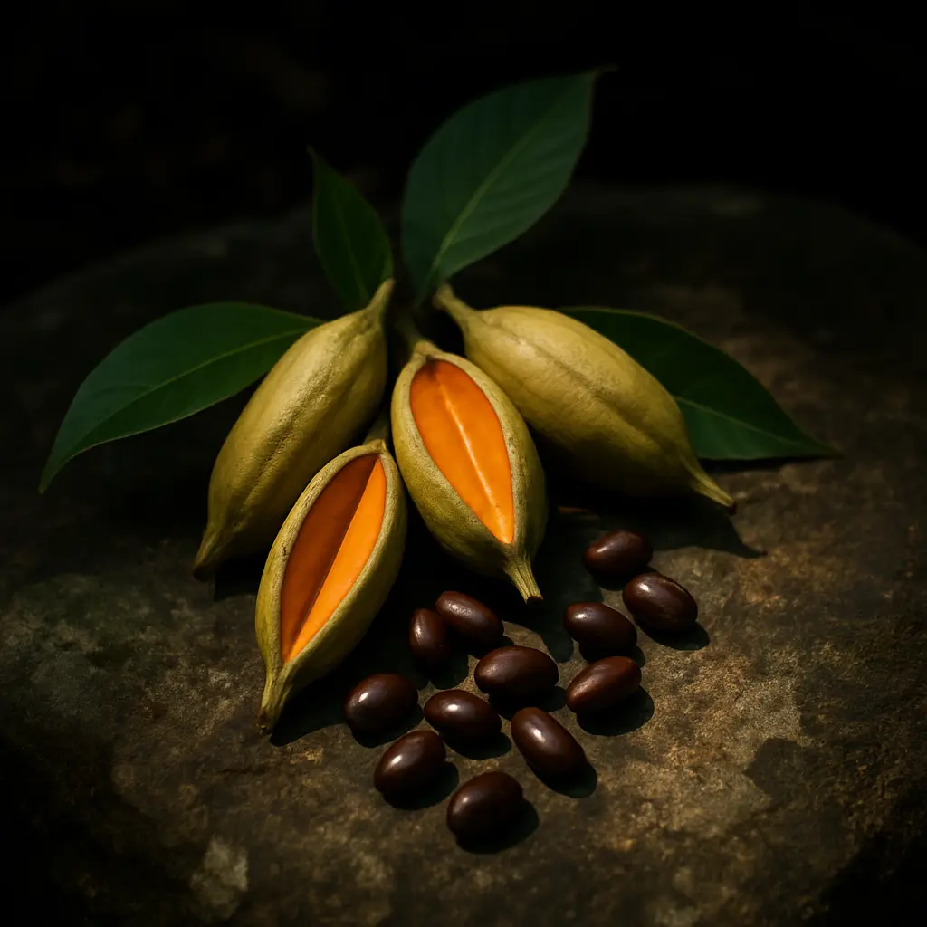 Natural textured materials illustrating the layered and local nature of ibogaine regulation